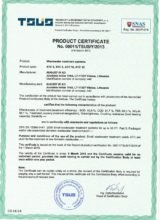 produktu sertifikāts