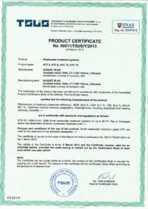 produktu sertifikāts