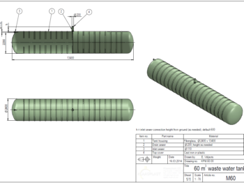 notekūdeņu tilpne grafiskais zīmējums